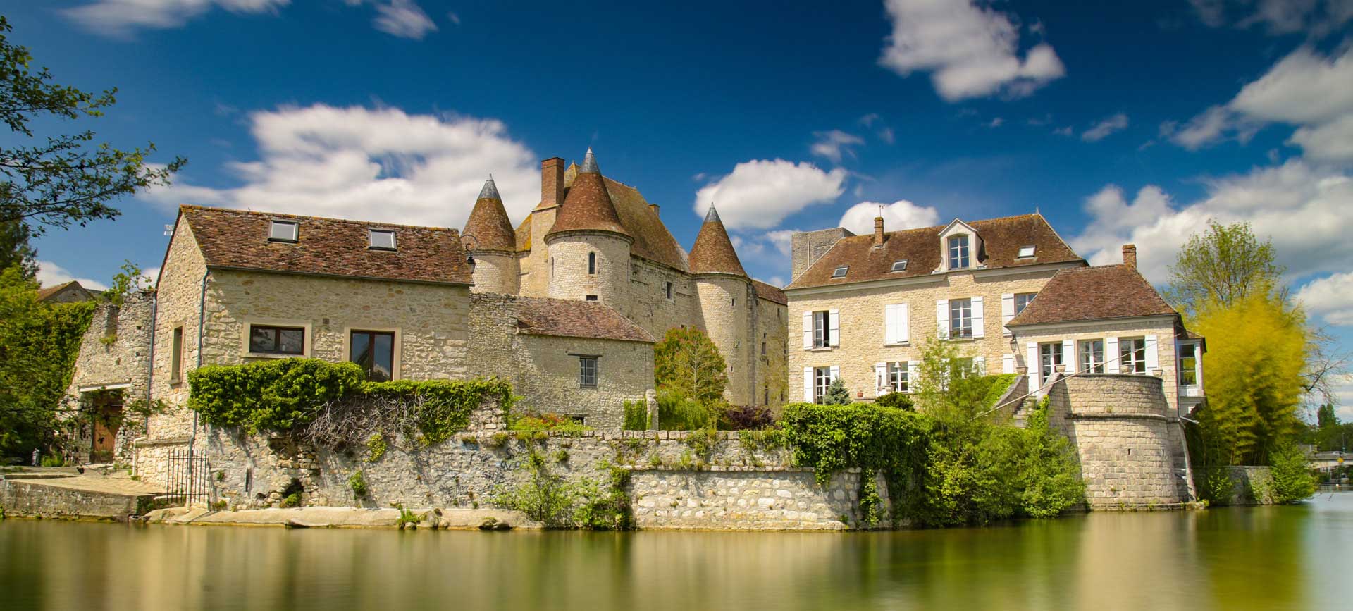 Château de Nemours sud-est de la région parisenne dans le département de Seine-et-Marne