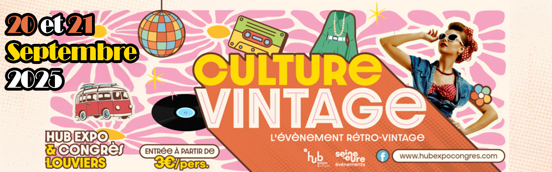 Venez plonger dans la culture rétro vintage en septembre dans le 27