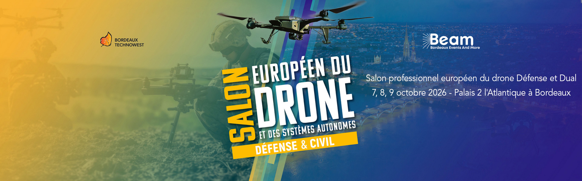Salon professionnel du drone à Bordeaux