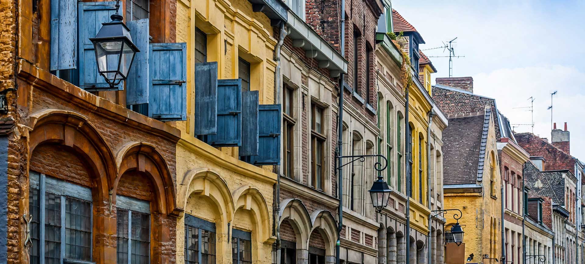 Bâtiments antiques du vieux Lille dans le département du Nord