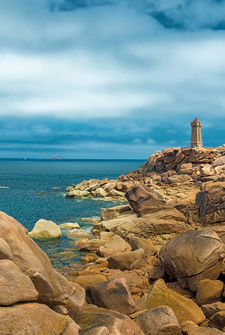 Côte de granit à Perros-Guirec en Bretagne