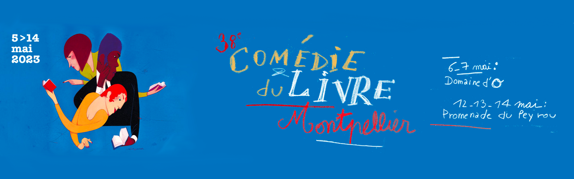 Festival la comédie du livre 2023 à Montpellier