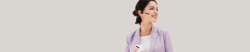 Zoom produit : Casque sans-fil à conduction osseuse OpenComm2 de SHOKZ