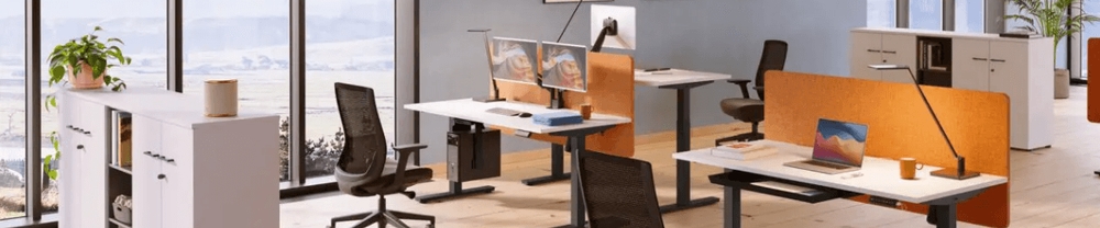 Zoom produit : Bureau assis-debout électrique Envol One