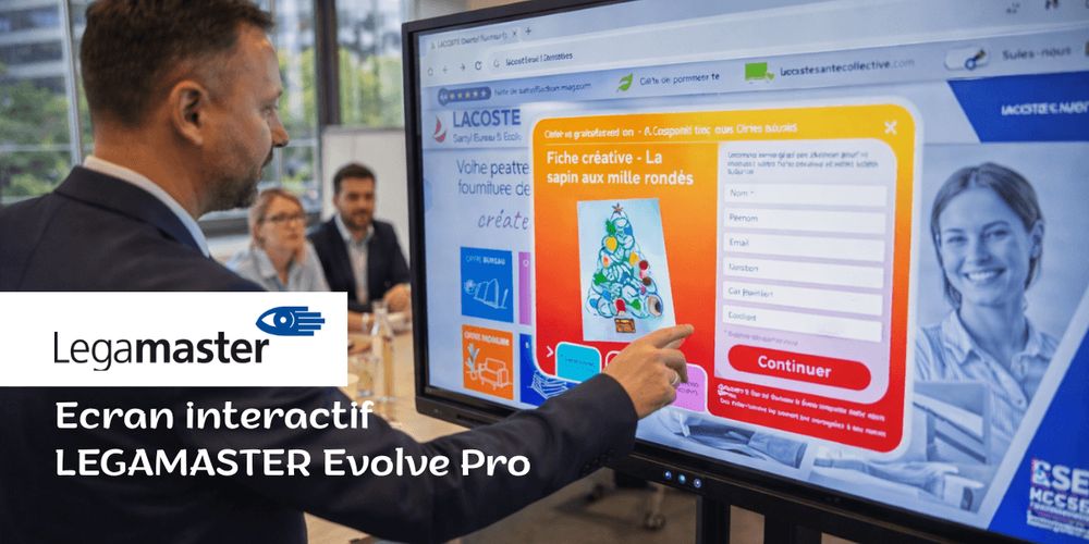 Zoom produit : Ecran interactif LEGAMASTER Evolve Pro
