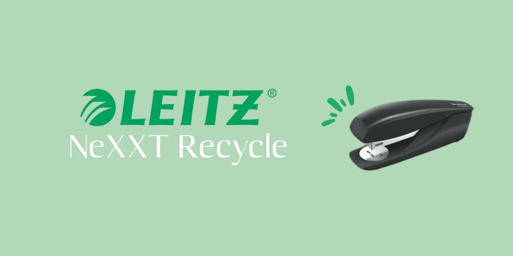 Zoom produit : L'agrafeuse LEITZ NEXXT RECYCLE