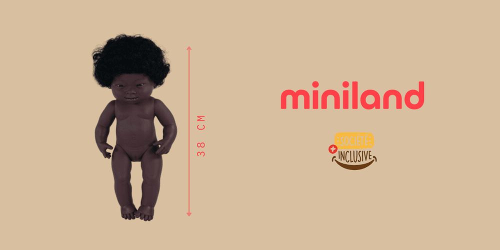Zoom produit : La poupée syndrome de down de Miniland