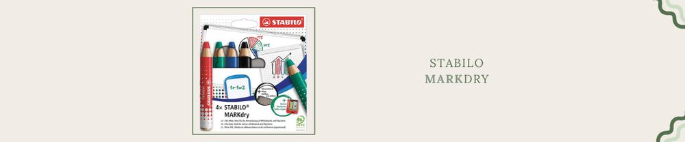 Zoom produit : le marqueur MARKdry de STABILO