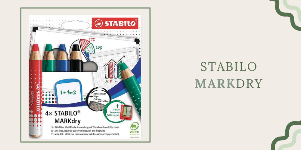 Zoom produit : le marqueur MARKdry de STABILO