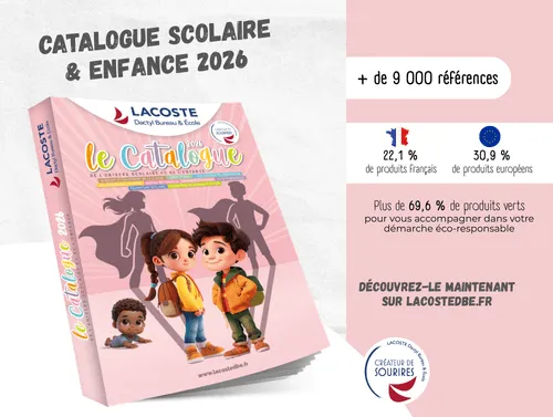 Catalogue scolaire &enfance 2026 disponible !