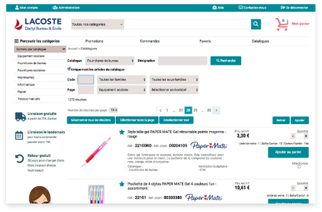 lacoste commande en ligne