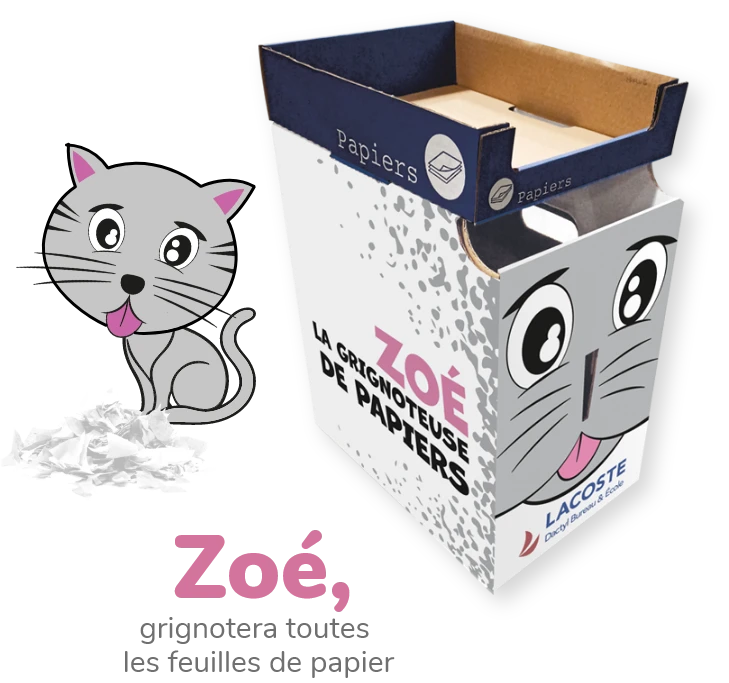 Zoé, grignotera toutes les feuilles de papier