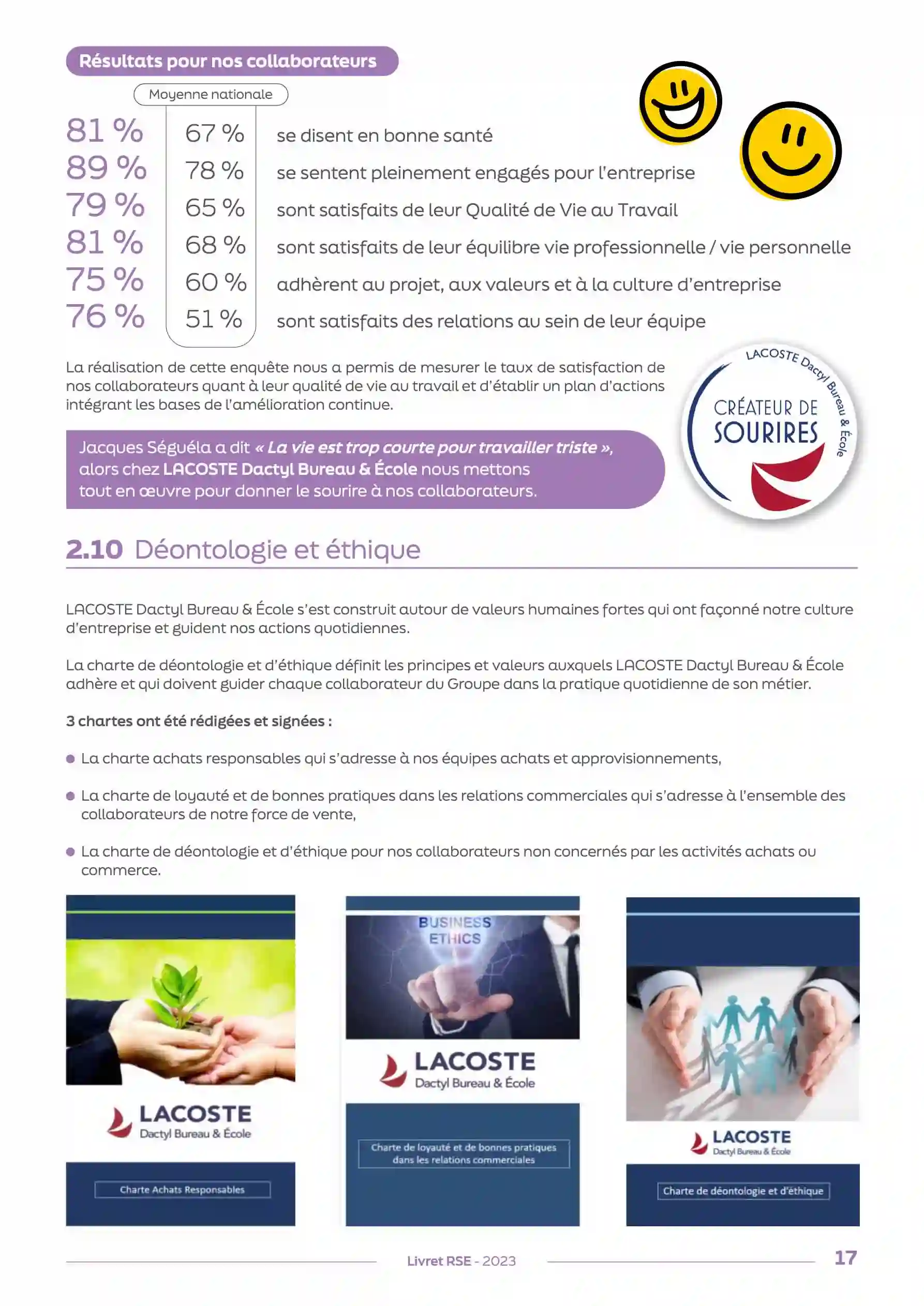 Notre livret RSE