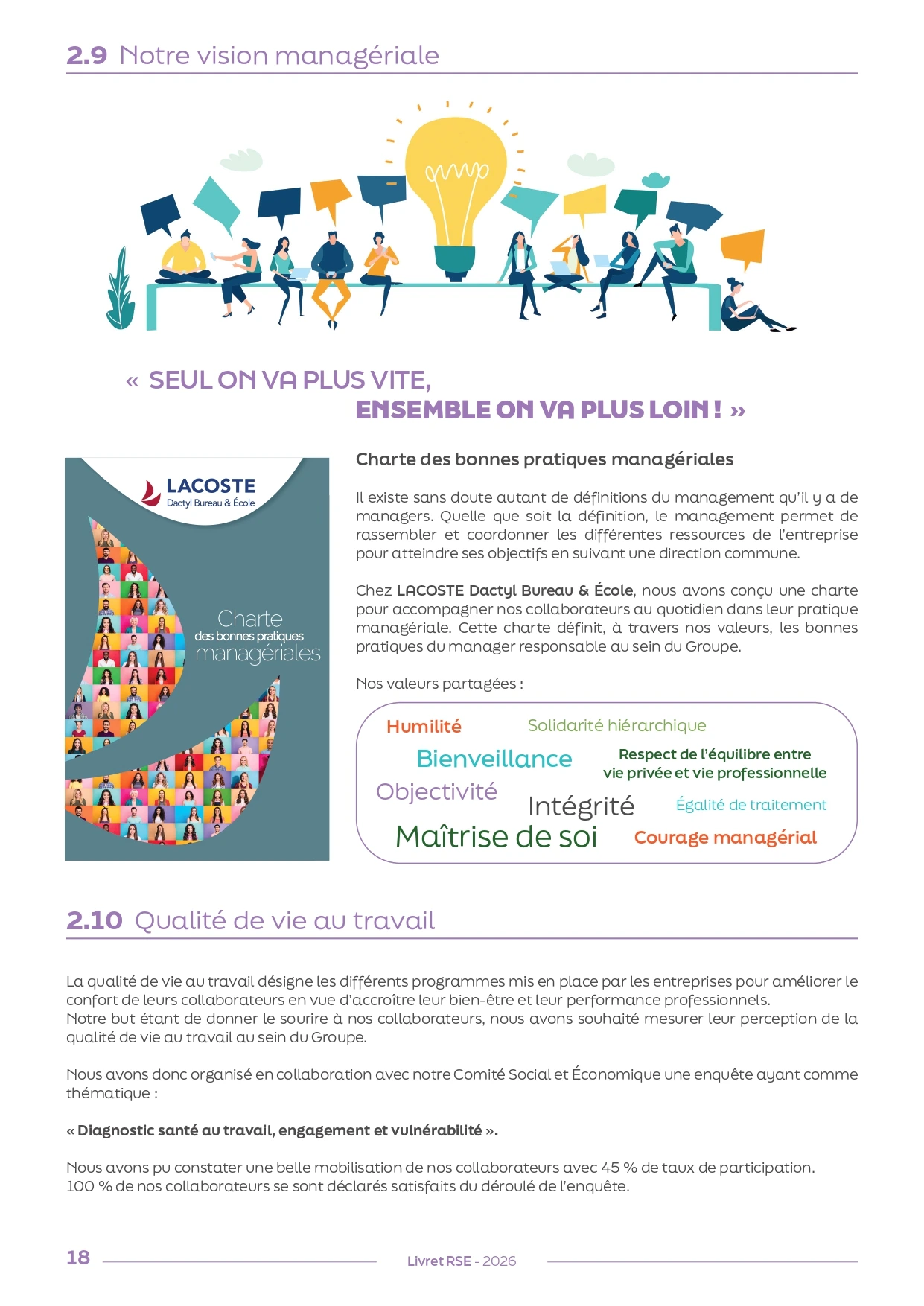 Notre livret RSE