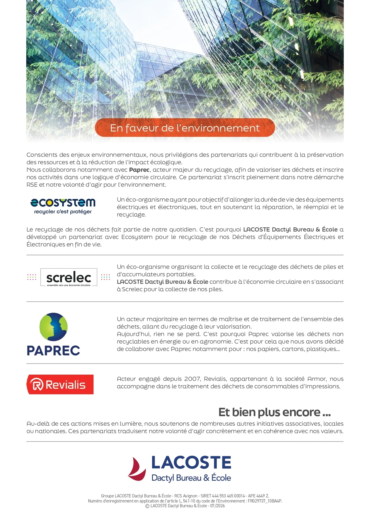 Notre livret RSE