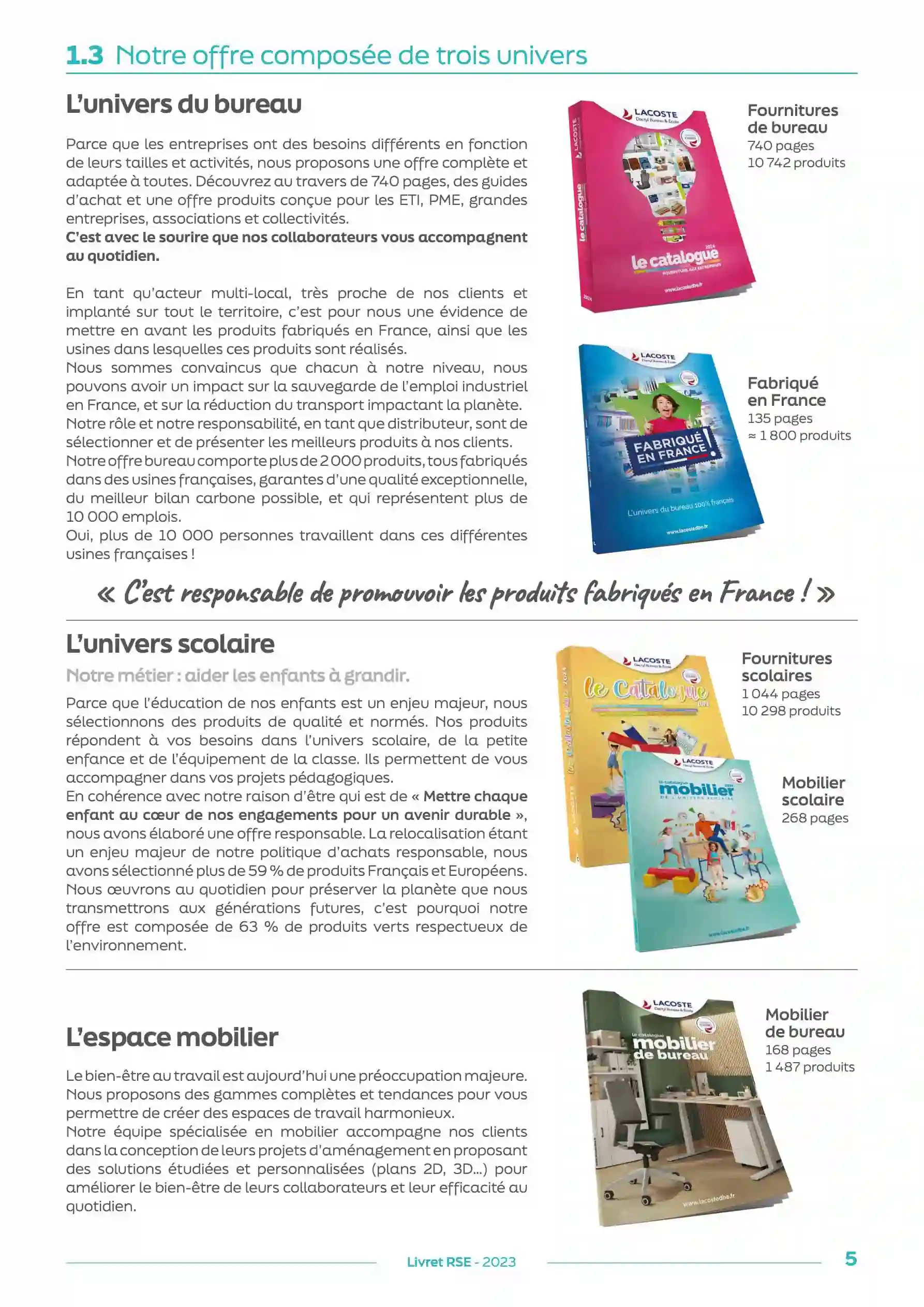 Notre livret RSE