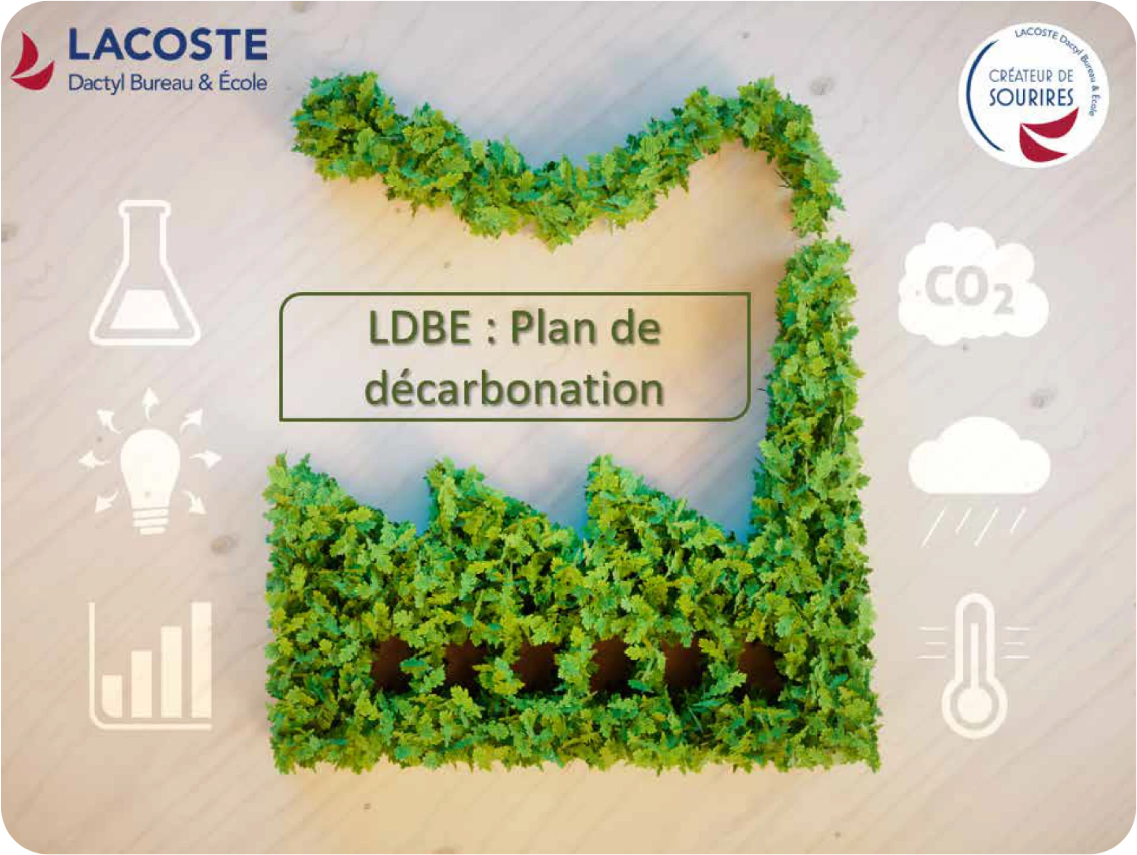 LDBE le plan de décarbonisation
