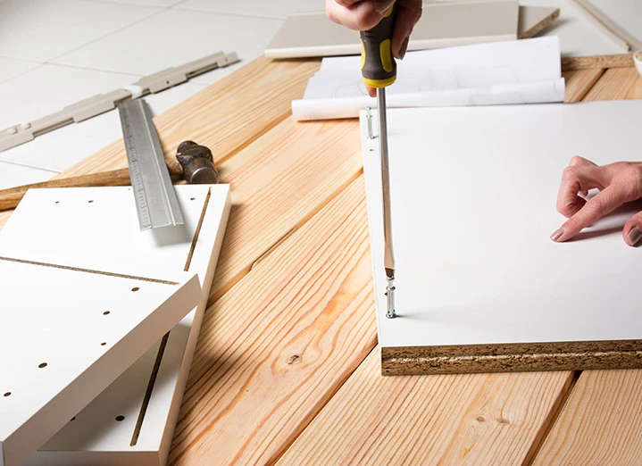 image montage mobilier bureau