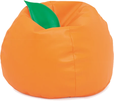 image pouf orange