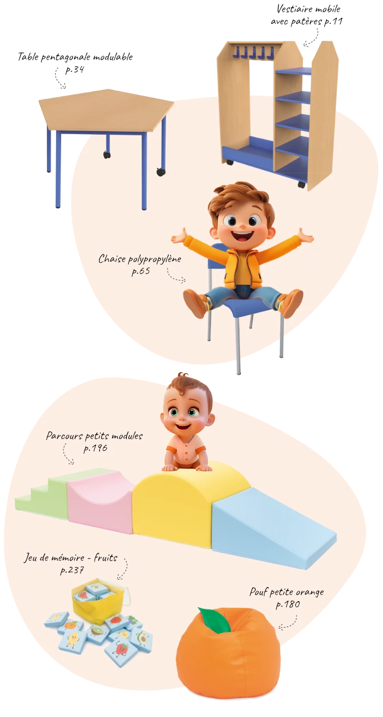 image d'un slider mobilier scolaire