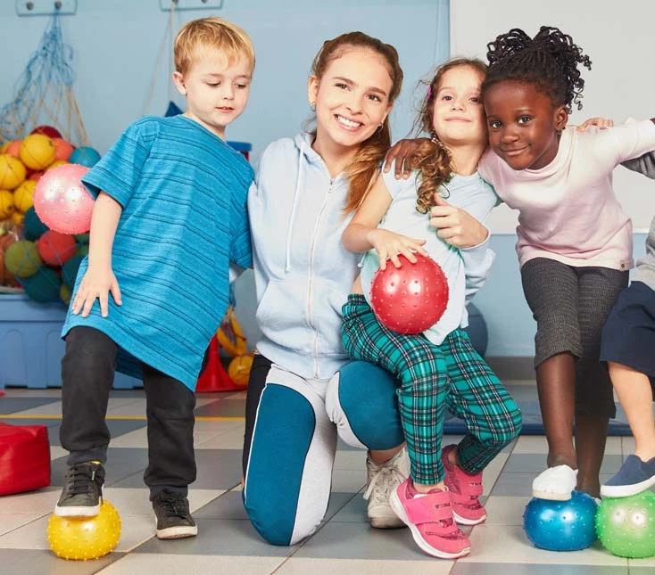 Enfants école sport et jeux
