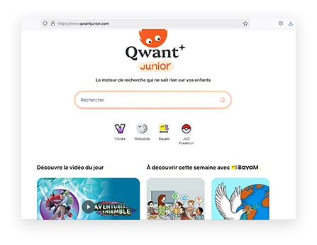 image navigateur Qwant junior