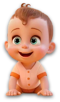 image d'un bébé en 3D'