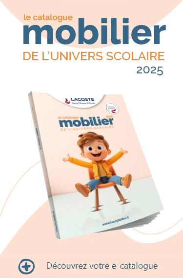 image responsive du catalogue mobilier scolaire 2025