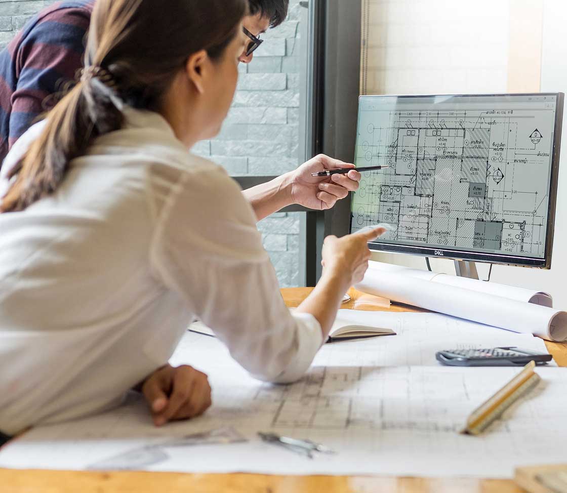 Photo personnes plan mobilier